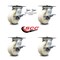 Service Caster 5 Inch Nylon Caster Set with Roller Bearing 4 Brake and 2 Swivel Lock SCC SCC-35S520-NYR-SLB-BSL-2-SLB-2 - alternate 3